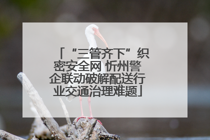 “三管齐下”织密安全网 忻州警企联动破解配送行业交通治理难题