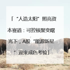 “人造太阳”照亮资本赛道：可控核聚变曙光下，A股“能源新星”迎来成色考验