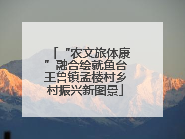 “农文旅体康”融合绘就鱼台王鲁镇孟楼村乡村振兴新图景