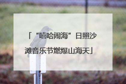 “嘻哈闹海”日照沙滩音乐节燃爆山海天