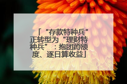 “存款特种兵”正转型为“理财特种兵”：抱团蹲额度、逐日算收益