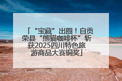 “宝藏”出圈！自贡荣县“熊猫咖啡杯”斩获2025四川特色旅游商品大赛铜奖