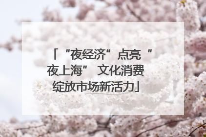 “夜经济”点亮“夜上海” 文化消费绽放市场新活力