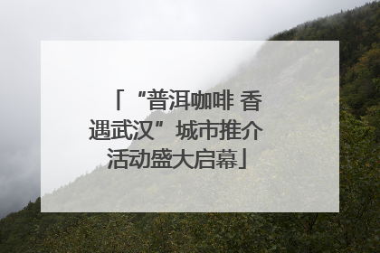 “普洱咖啡 香遇武汉”城市推介活动盛大启幕