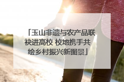 玉山非遗与农产品联袂进高校 校地携手共绘乡村振兴新图景