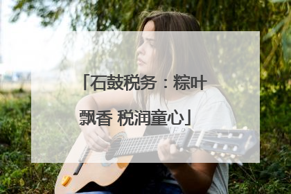 石鼓税务：粽叶飘香 税润童心