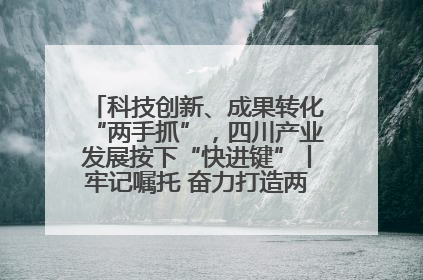 科技创新、成果转化“两手抓”，四川产业发展按下“快进键”丨牢记嘱托 奋力打造两高地两基地一屏障