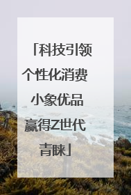 科技引领个性化消费 小象优品赢得Z世代青睐