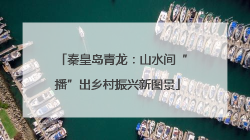 秦皇岛青龙：山水间“播”出乡村振兴新图景