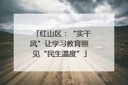 红山区：“实干风”让学习教育照见“民生温度”