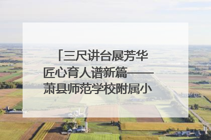 三尺讲台展芳华 匠心育人谱新篇——萧县师范学校附属小学第十三届班主任基本功大赛圆满举办