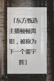 东方甄选主播顿顿离职，被称为下一个董宇辉