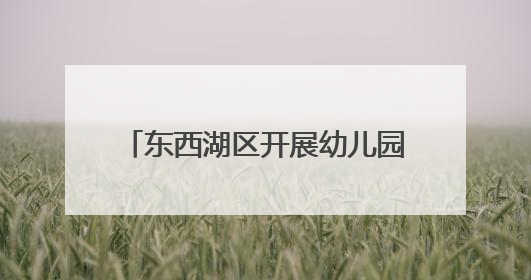东西湖区开展幼儿园食品安全检查，小朋友亲手给蔬菜做快检