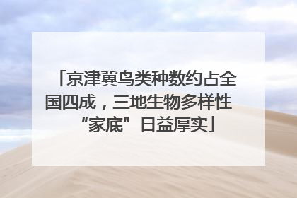 京津冀鸟类种数约占全国四成，三地生物多样性“家底”日益厚实