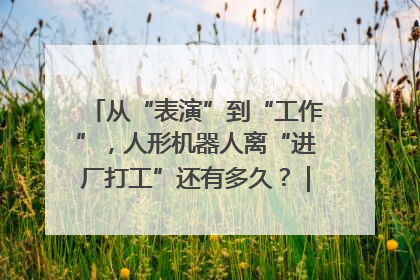 从“表演”到“工作”，人形机器人离“进厂打工”还有多久？｜机器人商业新纪元