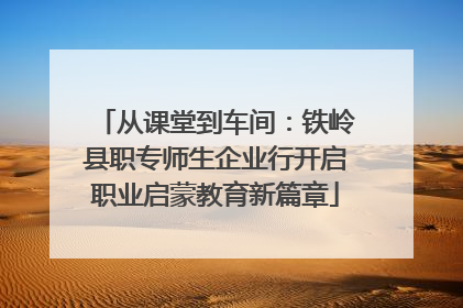 从课堂到车间：铁岭县职专师生企业行开启职业启蒙教育新篇章