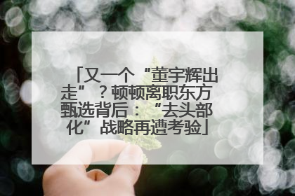 又一个“董宇辉出走”？顿顿离职东方甄选背后：“去头部化”战略再遭考验
