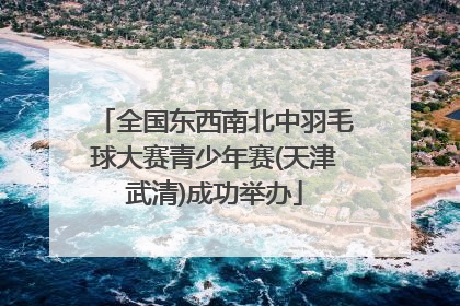 全国东西南北中羽毛球大赛青少年赛(天津武清)成功举办
