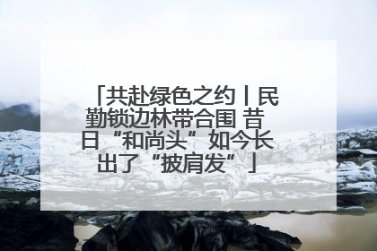 共赴绿色之约丨民勤锁边林带合围 昔日“和尚头”如今长出了“披肩发”