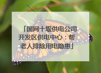 国网十堰供电公司开发区供电中心：帮老人排除用电隐患