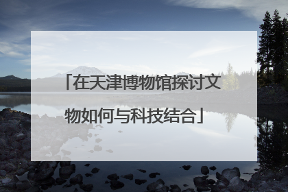 在天津博物馆探讨文物如何与科技结合