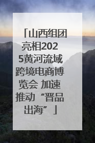 山西组团亮相2025黄河流域跨境电商博览会 加速推动“晋品出海”