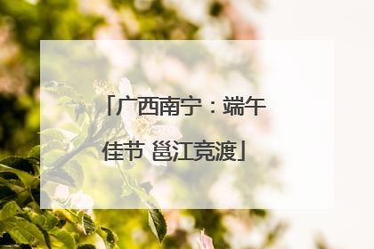 广西南宁：端午佳节 邕江竞渡