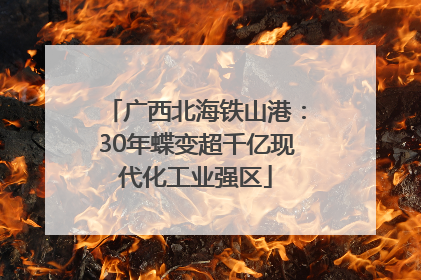 广西北海铁山港：30年蝶变超千亿现代化工业强区