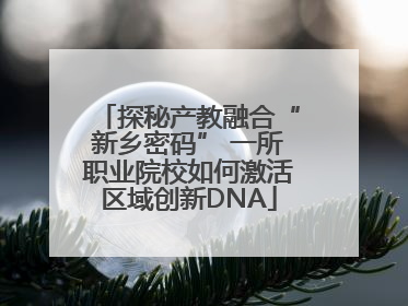 探秘产教融合“新乡密码” 一所职业院校如何激活区域创新DNA