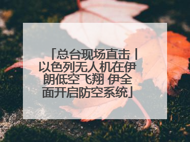 总台现场直击丨以色列无人机在伊朗低空飞翔 伊全面开启防空系统
