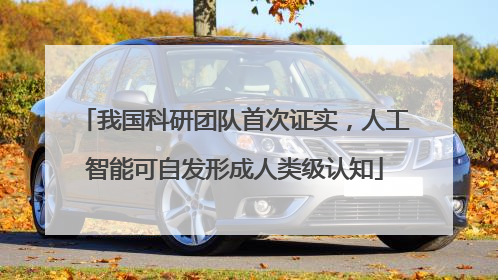 我国科研团队首次证实，人工智能可自发形成人类级认知