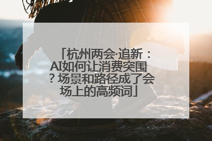 杭州两会·追新：AI如何让消费突围？场景和路径成了会场上的高频词