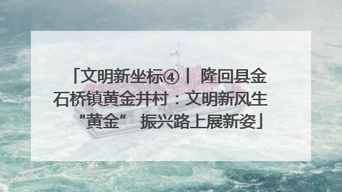文明新坐标④丨 隆回县金石桥镇黄金井村：文明新风生“黄金” 振兴路上展新姿