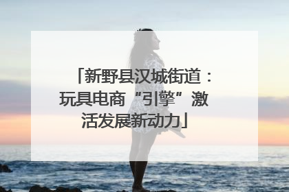 新野县汉城街道：玩具电商“引擎”激活发展新动力