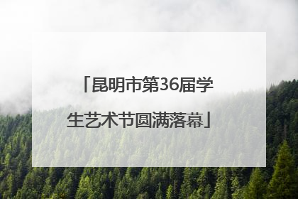 昆明市第36届学生艺术节圆满落幕
