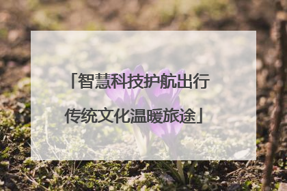 智慧科技护航出行 传统文化温暖旅途