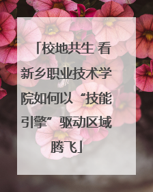 校地共生 看新乡职业技术学院如何以“技能引擎”驱动区域腾飞
