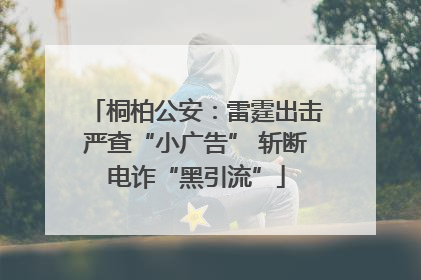 桐柏公安：雷霆出击严查“小广告” 斩断电诈“黑引流”