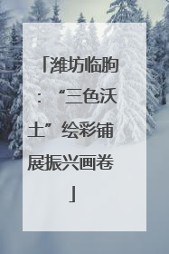 潍坊临朐：“三色沃土”绘彩铺展振兴画卷