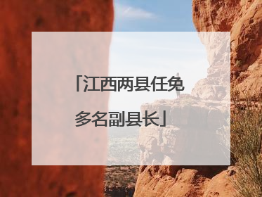 江西两县任免多名副县长