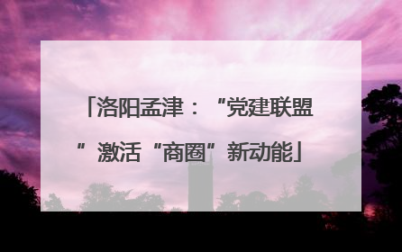 洛阳孟津：“党建联盟”激活“商圈”新动能