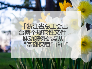 浙江省总工会出台两个规范性文件 推动服务站点从“基础保障”向“品质服务”跃升