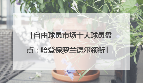 自由球员市场十大球员盘点：哈登保罗兰德尔领衔
