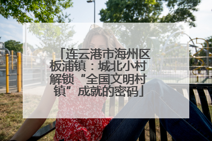 连云港市海州区板浦镇：城北小村解锁“全国文明村镇”成就的密码