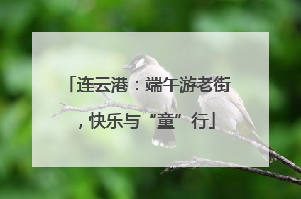 连云港：端午游老街，快乐与“童”行