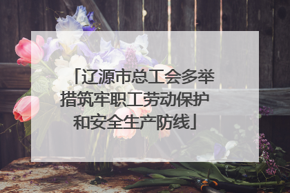 辽源市总工会多举措筑牢职工劳动保护和安全生产防线
