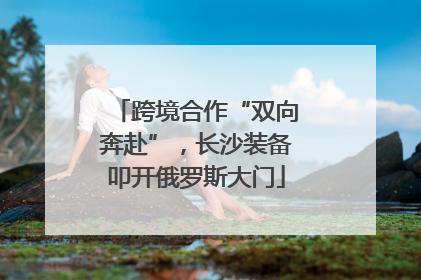 跨境合作“双向奔赴”，长沙装备叩开俄罗斯大门