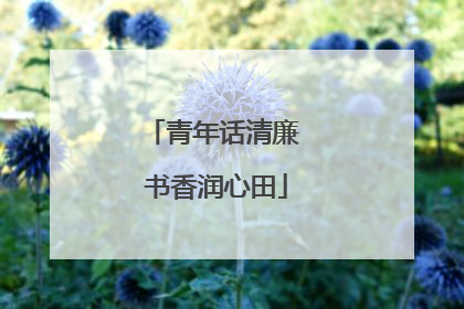 青年话清廉 书香润心田