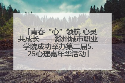 青春“心”领航 心灵共成长——滁州城市职业学院成功举办第二届5.25心理嘉年华活动