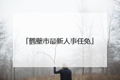 鹤壁市最新人事任免